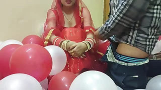First Devilish of a Newly Betrothed Desi Pulchritudinous Hot Wife Fucked away from Husband in Hindi